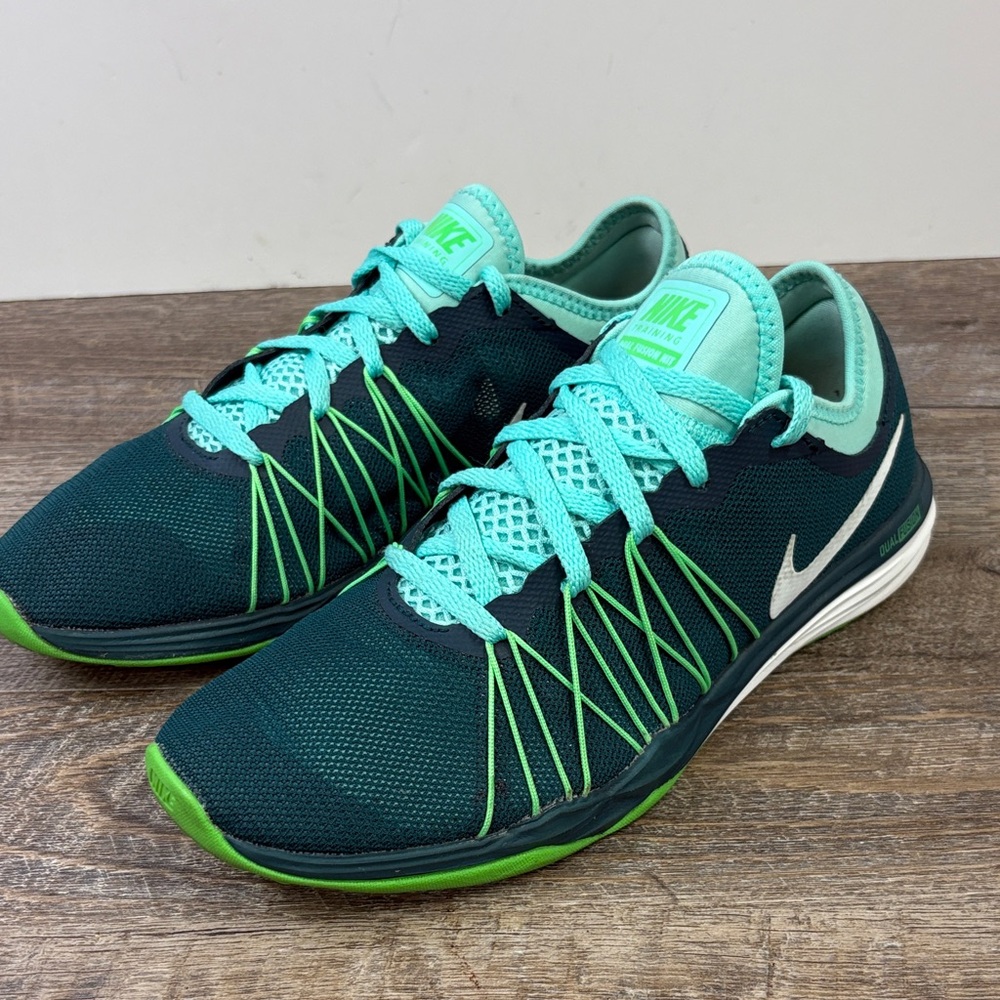 Nike FS Lite Run 4 Running Shoes 844674-300 Green Glow/White – Size 8
